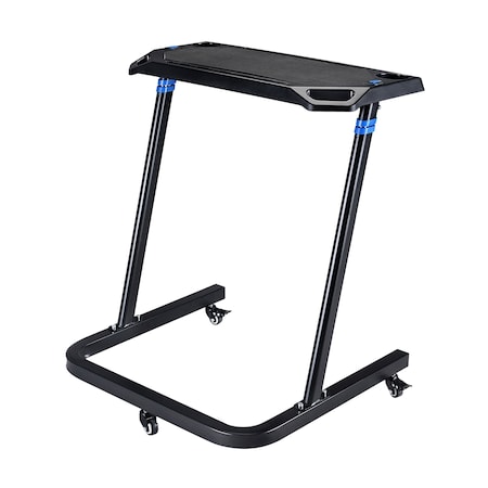 Rad Sportz Adjustable Bike Desk - Rolling Laptop Cart for Stationary Bike or Trainer - Exercise While Working 83-DT5086
